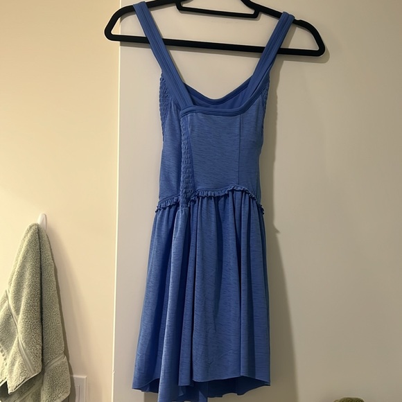 FP movement blue athletic dress, built in shorts size M - Picture 2 of 3